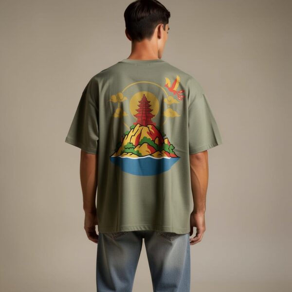 T-Shirt Ren Light Phoenix Prosperity Tee – Green