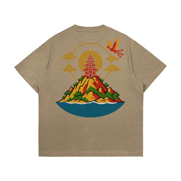 T-Shirt Ren Light Phoenix Prosperity Tee - Beige